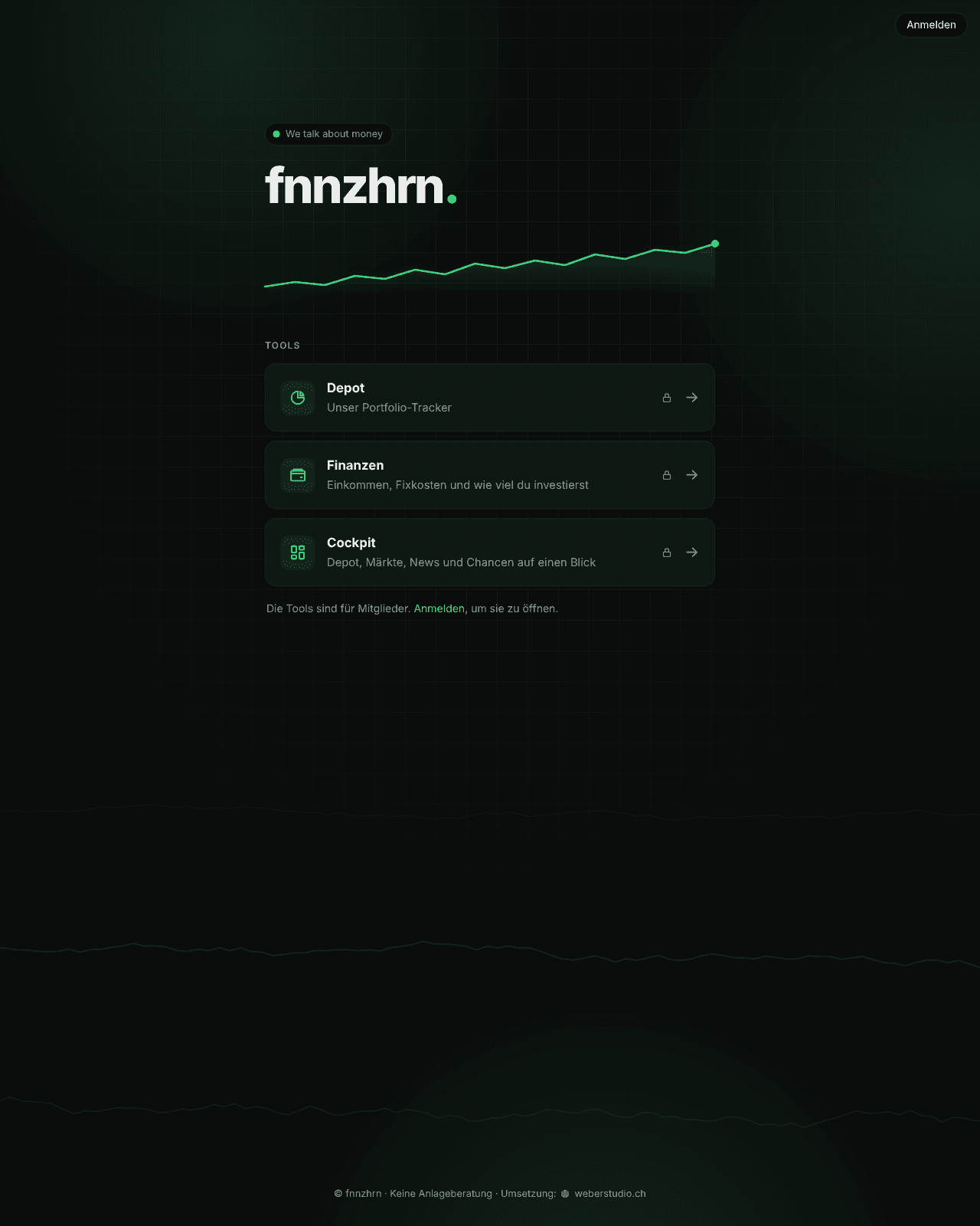 Screenshot der Webseite fnnzhrn