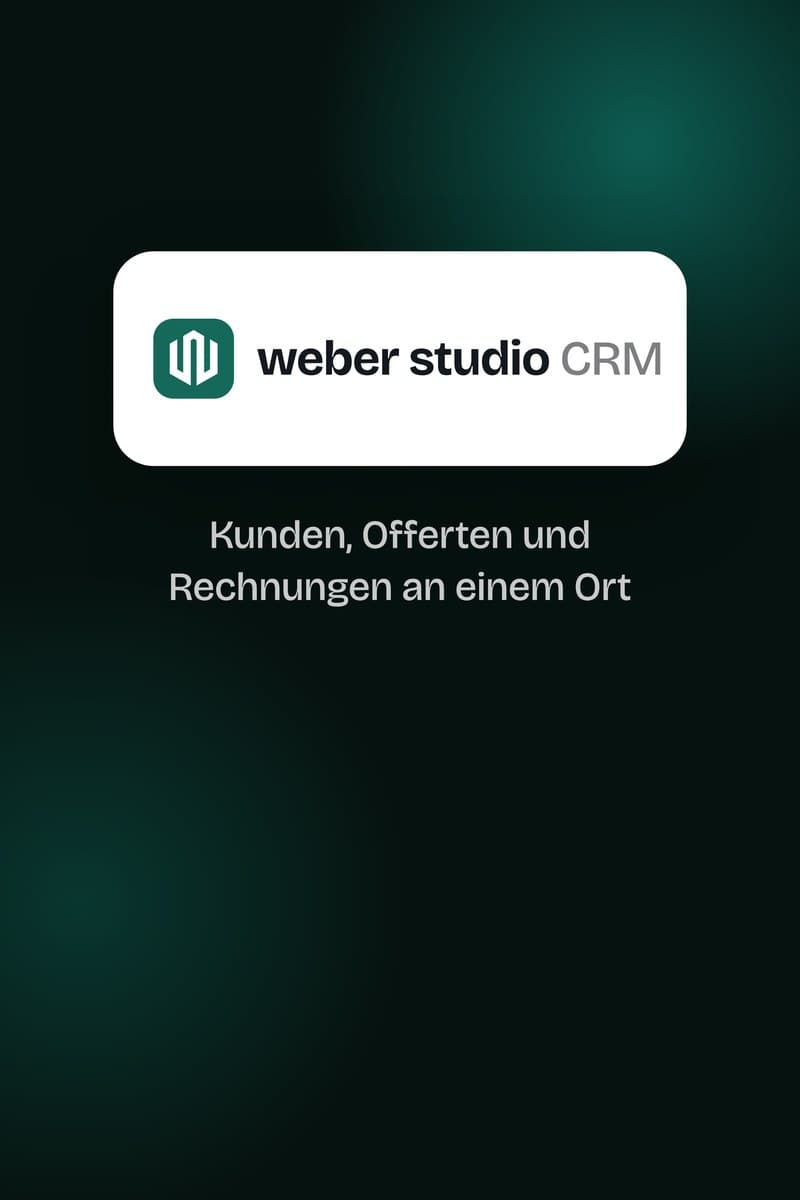 Logo von Weber Studio CRM