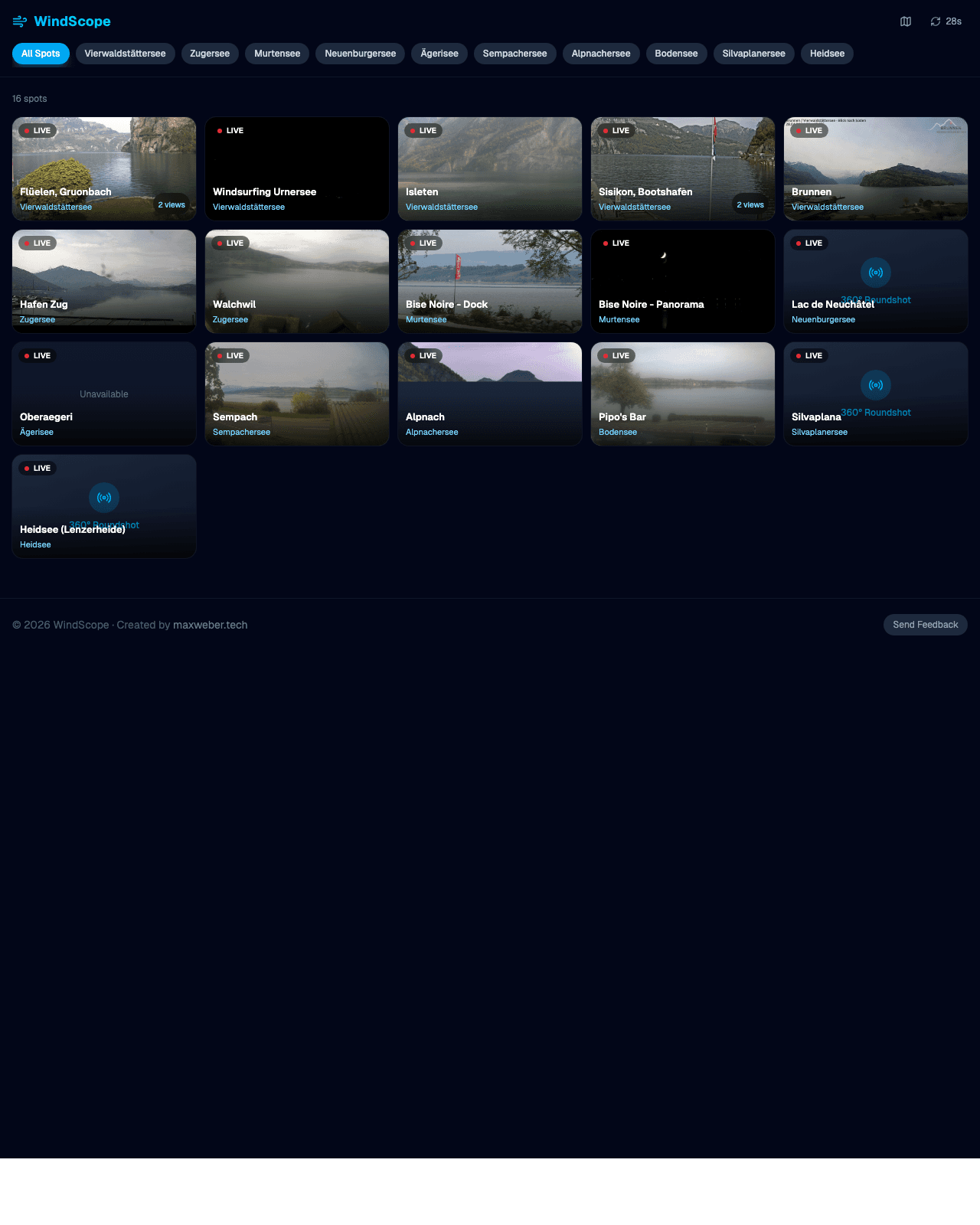Vorschau der Webseite WindScope