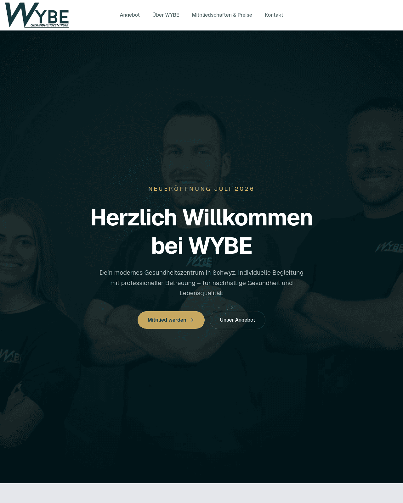 Vorschau der Webseite Wybe Gesundheitszentrum